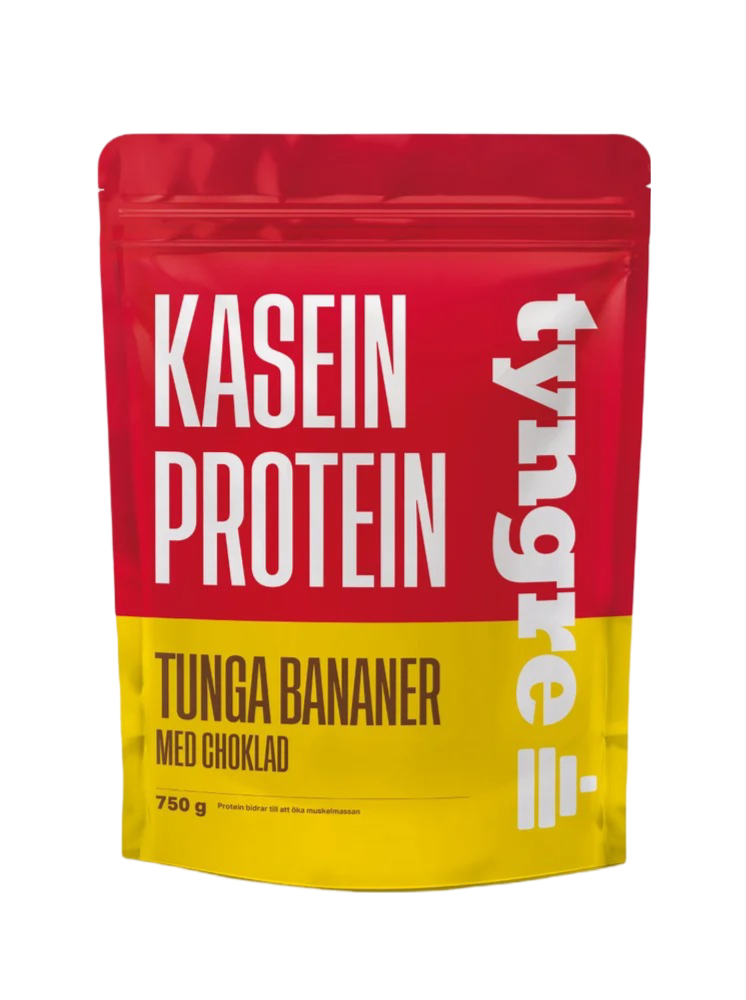 Tyngre Kasein Protein Tunga Bananer Med Choklad 750 g